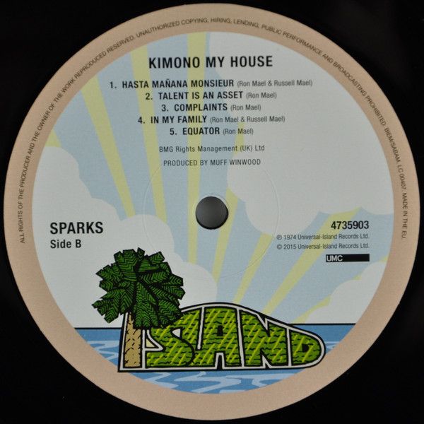 Платівка Sparks – Kimono My House|Іскри-Кімоно My House