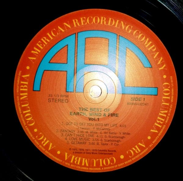 Платівка Earth, Wind & Fire – The Best Of Earth, Wind & Fire Vol. 1|Земля, вітер і вогонь