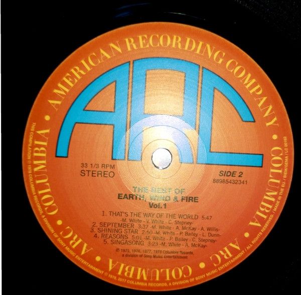 Платівка Earth, Wind & Fire – The Best Of Earth, Wind & Fire Vol. 1|Земля, вітер і вогонь
