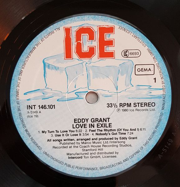 Платівка Eddy Grant – Love In Exile | Едді Грант