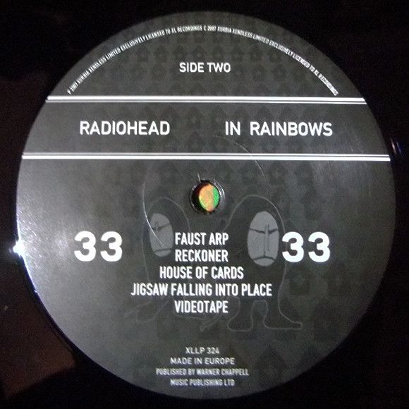 Платівка Radiohead – In Rainbows|Радіохед-В Веселках