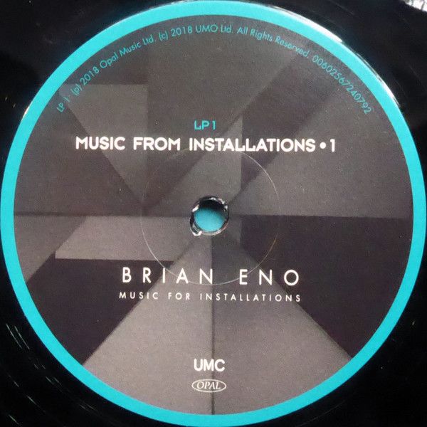 Платівка Brian Eno – Music For Installations|Браян Іно-Музика для інсталяцій(9xLP)
