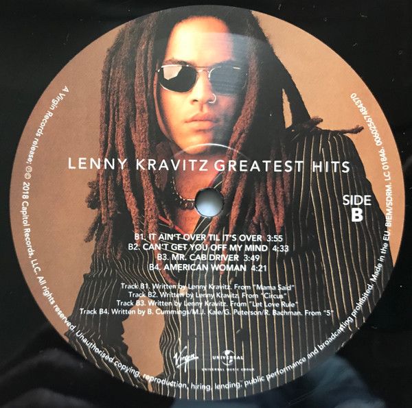 Платівка Lenny Kravitz – Greatest Hit|Ленні Кравіц(2xLP)