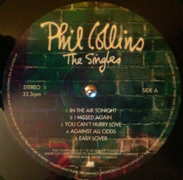 Платівка Phil Collins – The Singles|Філ Коллінз