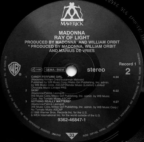 Платівка Madonna – Ray Of Light|Мадонна(2xLP)