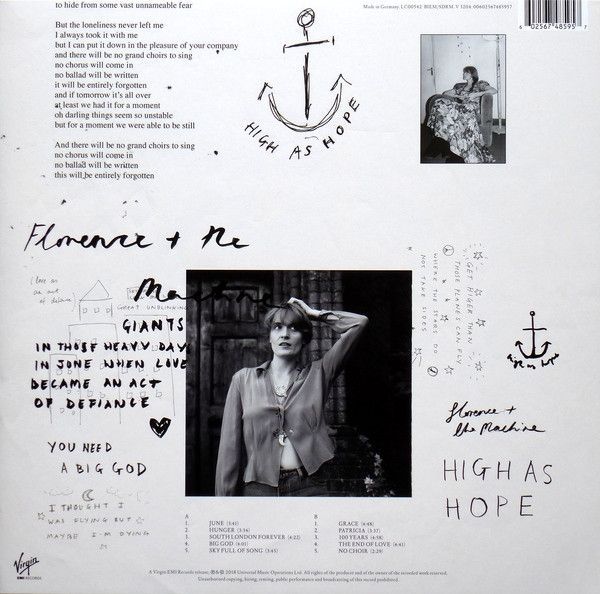 Платівка Florence + The Machine – High As Hope|Флоренс і машина-Висока, як надія