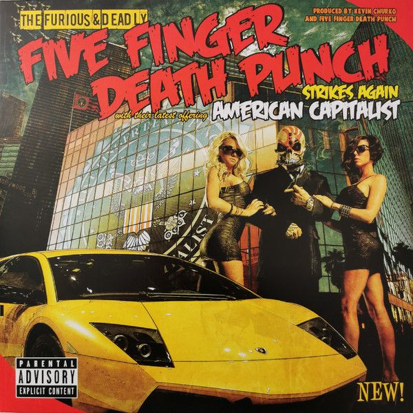 Платівка Five Finger Death Punch – American Capitalist|П'ятипалий смертельний удар-Американський капіталіст