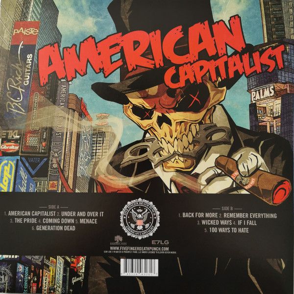 Платівка Five Finger Death Punch – American Capitalist|П'ятипалий смертельний удар-Американський капіталіст