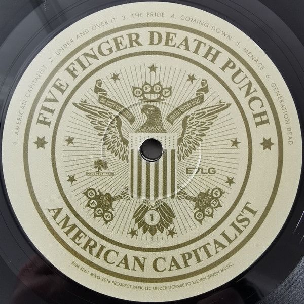 Платівка Five Finger Death Punch – American Capitalist|П'ятипалий смертельний удар-Американський капіталіст