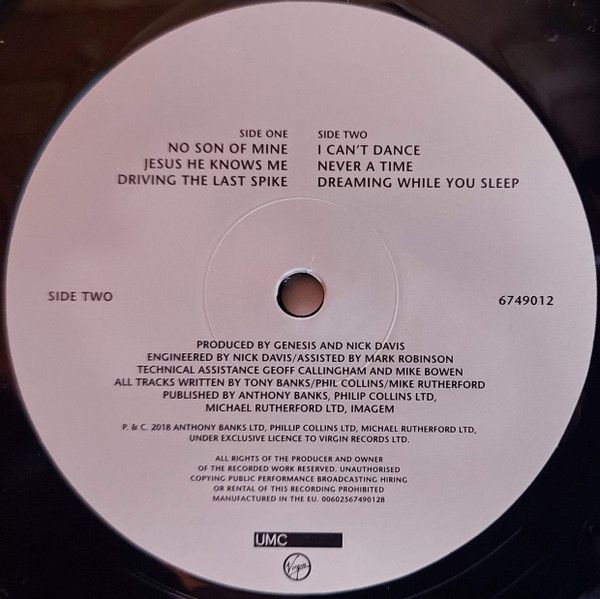 Платівка Genesis –We Can't Dance|Буття-Ми не вміємо танцювати(2xLP)