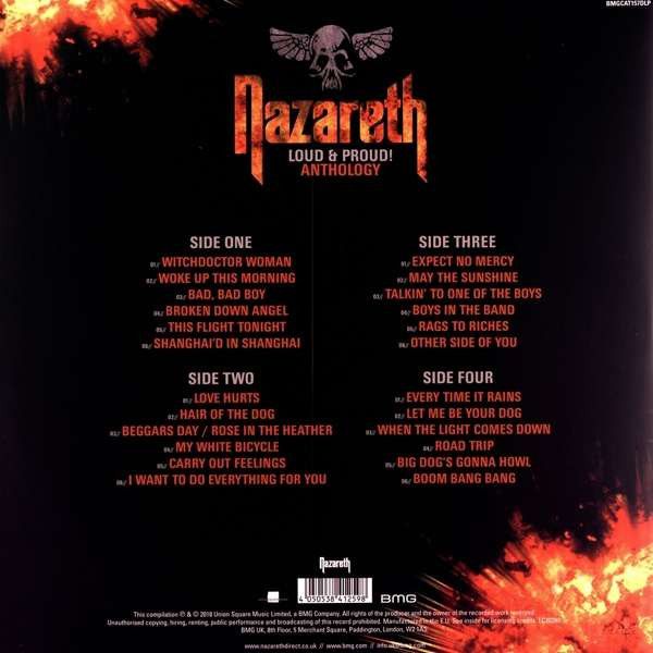 Платівка Nazareth – Loud & Proud!Anthology!(2LP, Compilation, Red, Orange, 180 Gram) |Назарет