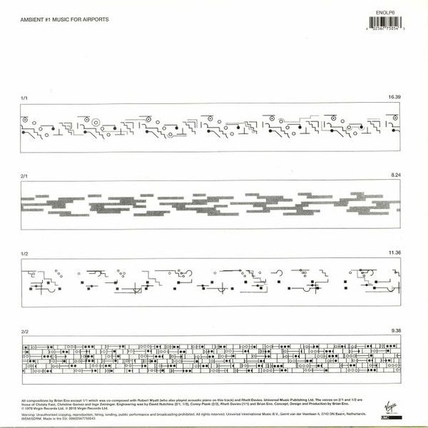 Платівка Brian Eno – Ambient 1 (Music For Airports)|Браян Іно