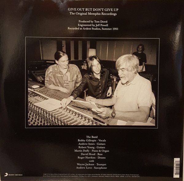 Платівка Primal Scream – Give Out But Don't Give Up (The Original Memphis Recordings)|Первісний крик-Віддавати, але не здаватися(2xLP)