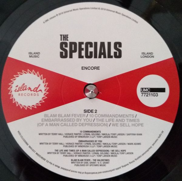 Платівка The Specials – Encore|Спеціальні-Біс
