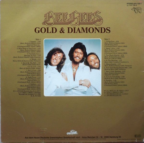 Платівка Bee Gees – Gold & Diamonds