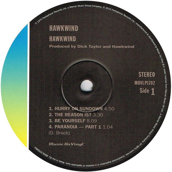 Платівка Hawkwind – Hawkwind|Яструбиний вітер-Яструбиний вітер