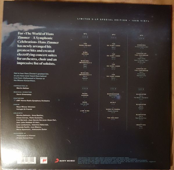 Платівка Hans Zimmer – The World Of Hans Zimmer (A Symphonic Celebration)|Ганс Циммер-Світ Ганса Циммера (3LP)