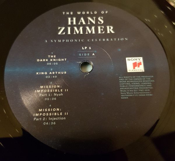 Платівка Hans Zimmer – The World Of Hans Zimmer (A Symphonic Celebration)|Ганс Циммер-Світ Ганса Циммера (3LP)