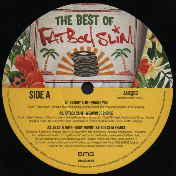 Платівка Fatboy Slim – The Best Of Fatboy Slim|Товстун Слім(2xLP)