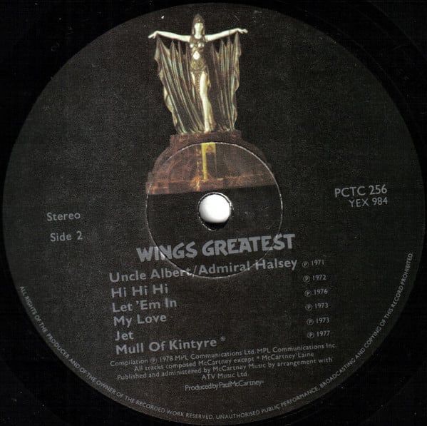 Платівка Wings – Wings Greatest | Крила –найбільші крила