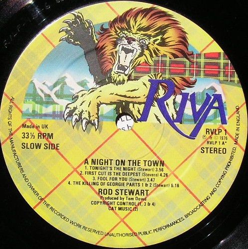 Платівка Rod Stewart – A Night On The Town