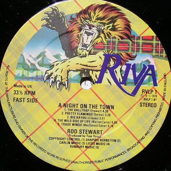 Платівка Rod Stewart – A Night On The Town