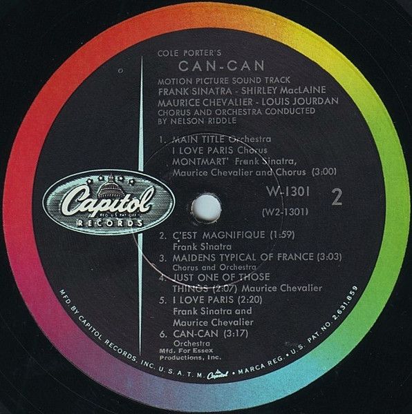 Платівка Cole Porter's Can-Can: Original Soundtrack Album|Can-Can Коула Портера: оригінальний саундтрек до альбому