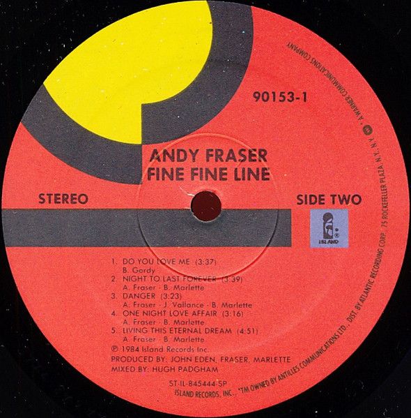Платівка Andy Fraser - Fine Fine Line|Енді Фрейзер-Fine Fine Line