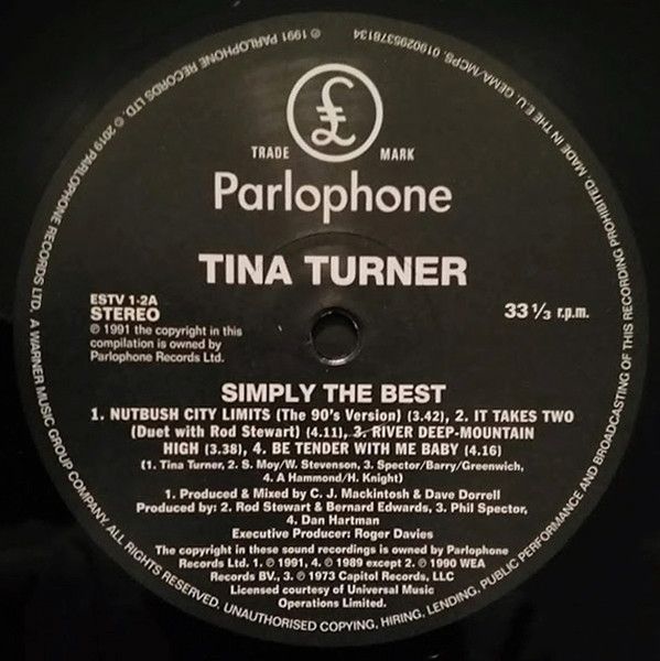 Платівка Tina Turner – Simply The Best|Тінa Тернер