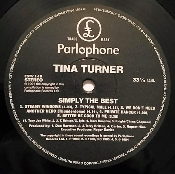 Платівка Tina Turner – Simply The Best|Тінa Тернер