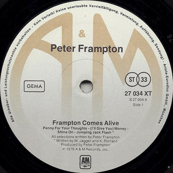 Платівка Peter Frampton – Frampton Comes Alive | Пітер Фремптон