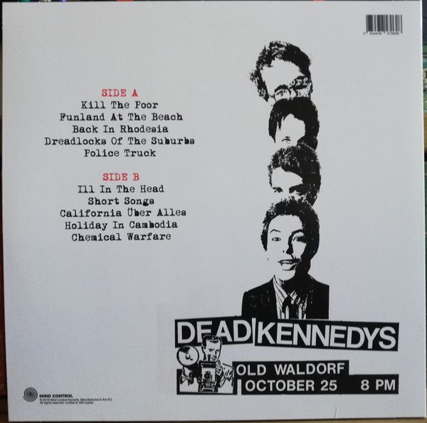 Платівка Dead Kennedys – Live... The Old Waldorf 1979|Мертві Кеннеді