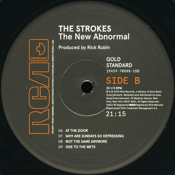 Платівка The Strokes – The New Abnormal|Штрихи-Новий ненормальний