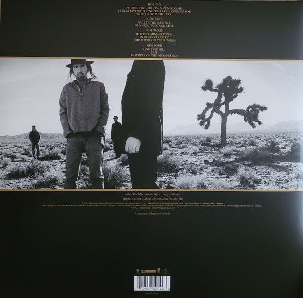 Платівка U2 - The Joshua Tree|U2-Дерево Джошуа(2xLP)