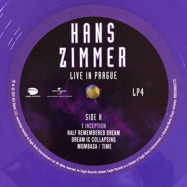 Платівка Hans Zimmer – Live In Prague|Ганс Циммер (4LP)