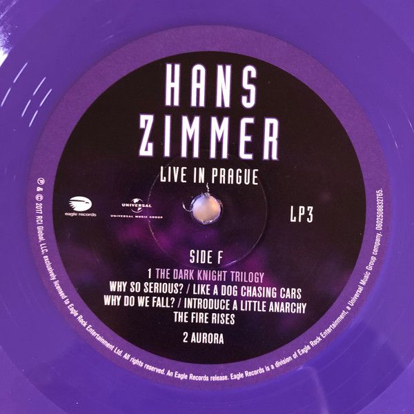 Платівка Hans Zimmer – Live In Prague|Ганс Циммер (4LP)
