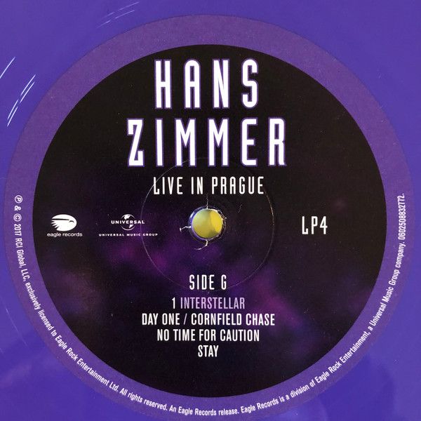 Платівка Hans Zimmer – Live In Prague|Ганс Циммер (4LP)