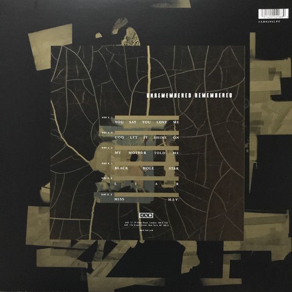 Платівка The Wolfgang Press – Unremembered Remembered|Преса Вольфганга