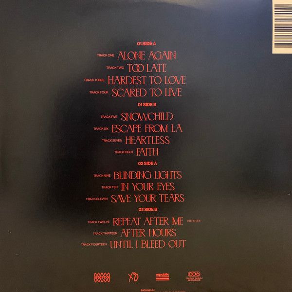 Платівка The Weeknd – After Hours|Вікенд - Автер Аурс (2xLP)