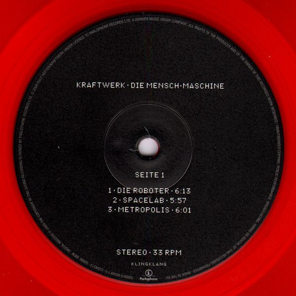 Платівка Kraftwerk – Die Mensch - Maschine | Крафтверк - Ді Менш - Машіне