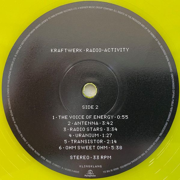 Платівка Kraftwerk – Radio-Activity|Крафтверк