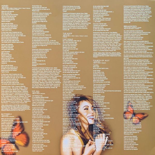 Платівка Mariah Carey – Butterfly (Reissue, Remastered Vinyl)|Мерайя Кері-Mетелик