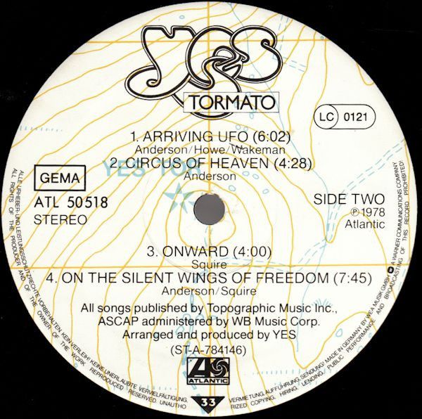 Платівка Yes – Tormato | Так – Тормато