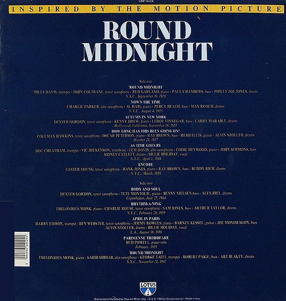Платівка Various – Round Midnight