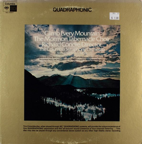Платівка The Mormon Tabernacle Choir & The Columbia Symphony Orchestra – Climb Every Mountain