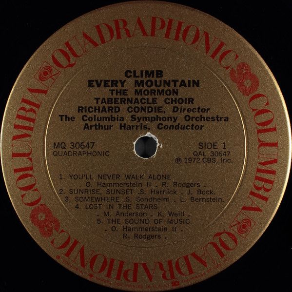 Платівка The Mormon Tabernacle Choir & The Columbia Symphony Orchestra – Climb Every Mountain