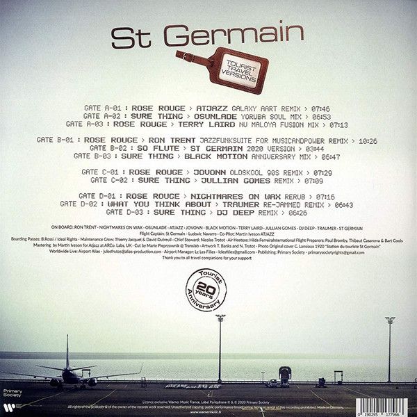 Платівка St Germain – Tourist Travel Versions|Сен-Жермен