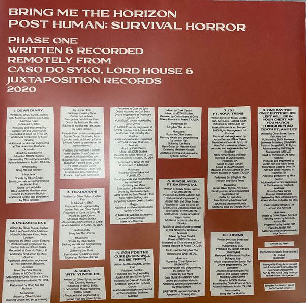 Платівка Bring Me The Horizon – Post Human: Survival Horror|Принеси мені горизонт