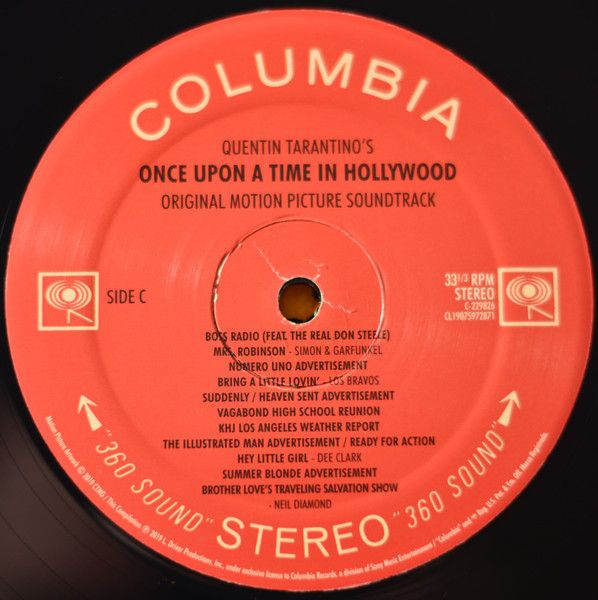 Платівка Quentin Tarantino`s Once Upon a Time In Hollywood|«Одного разу в Голлівуді» Квентіна Тарантіно (2LP)