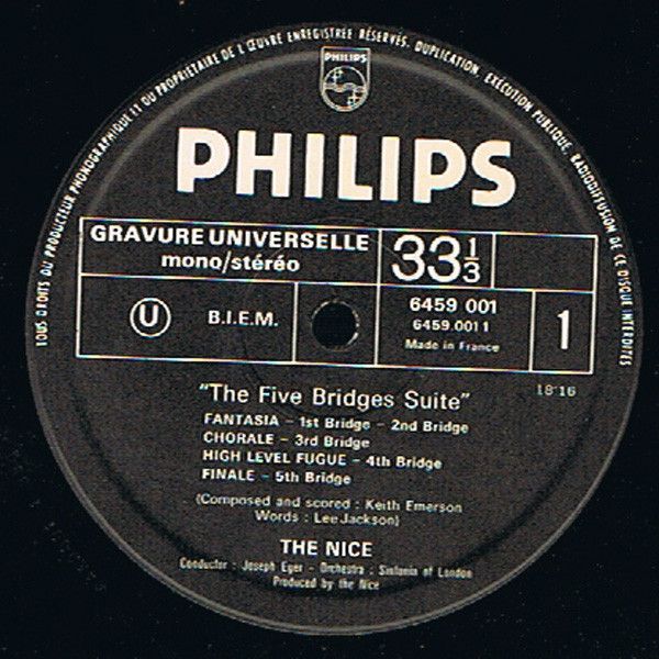 Платівка The Nice – Five Bridges